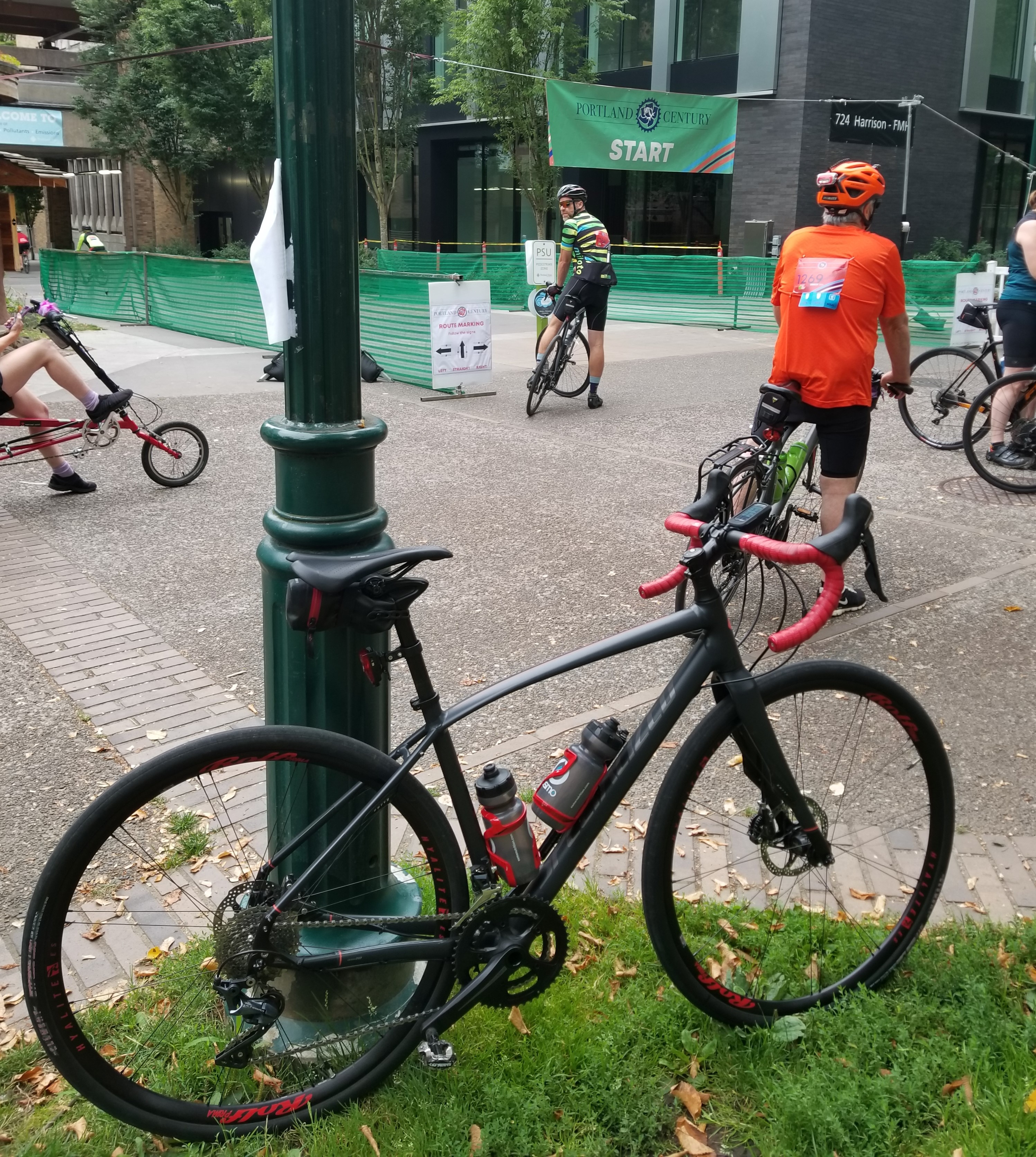 Bethany's Bike at the Starting Line